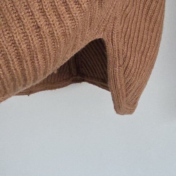 ARITZIA | Babaton Chalmers Sweater Wool Linen Blend Camel Brown Sz XS - Picture 8 of 8
